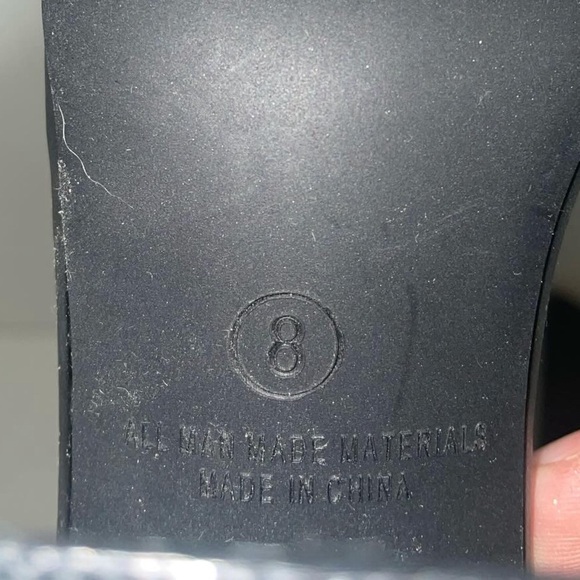 pearl heels Black heels embellished heels clear heels strappy heels - Picture 7 of 8